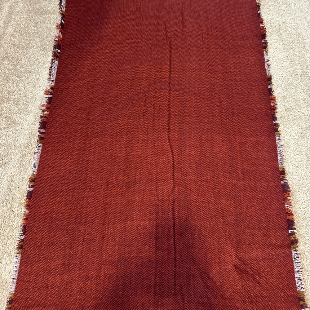 Vince Camuto Plaid and Houndstooth Scarf - Picture 5 of 9